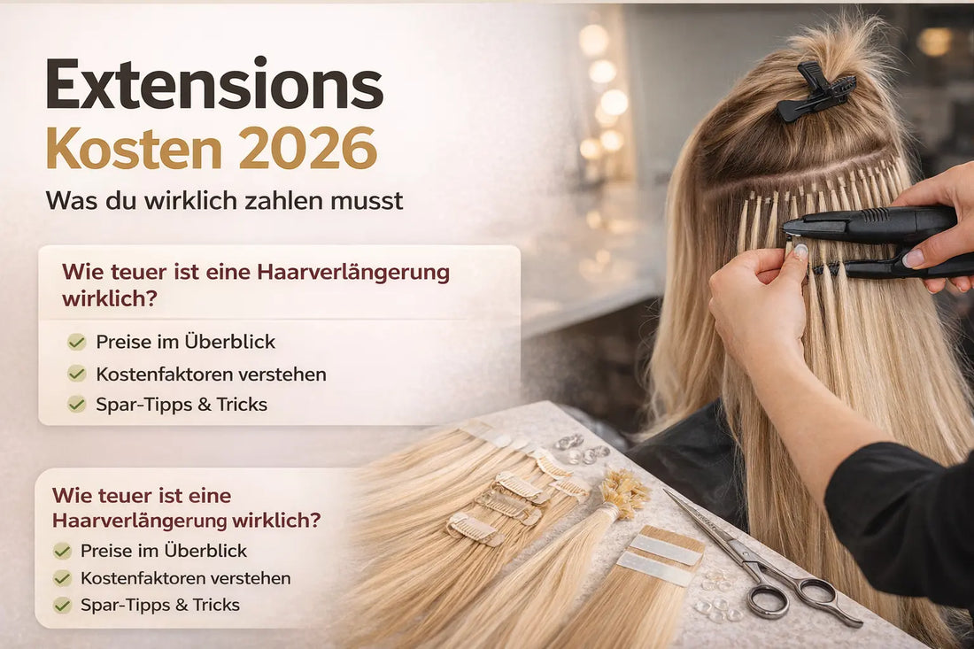 Extensions Kosten 2026: Was kostet eine Haarverlängerung wirklich?