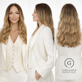 Premium Handgefertigte Perücke PLT01 g - Farbe Ombre Light 1