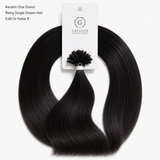 Keratin One Donor Remy Single Drawn Hair 0,60 Gr Farbe 1