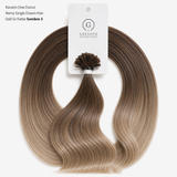Keratin One Donor Remy Single Drawn Hair 0,60 Gr Farbe Sombre 3