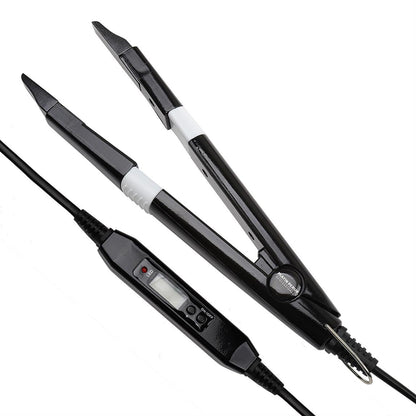 Platin Haarverlängerungsgerät Schwarz mit Digitalanzeige